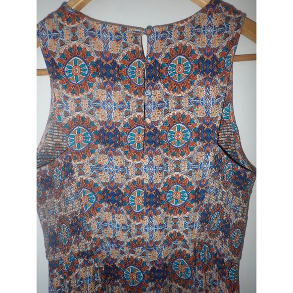 Fat Face Connie Kaleidoscope Maxi Boho Dress us‎ 6 uk 10 FIT FLARE Sleeveless - Picture 7 of 7